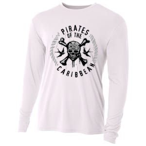 Pirates Of The Caribbean Skull & Bones Cooling Performance Long Sleeve Crew