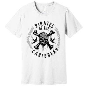 Pirates Of The Caribbean Skull & Bones Premium T-Shirt