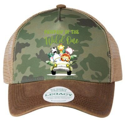 Pawpaw Of The Wild One 1st Birthday Safari Family Matching Legacy Tie Dye Trucker Hat