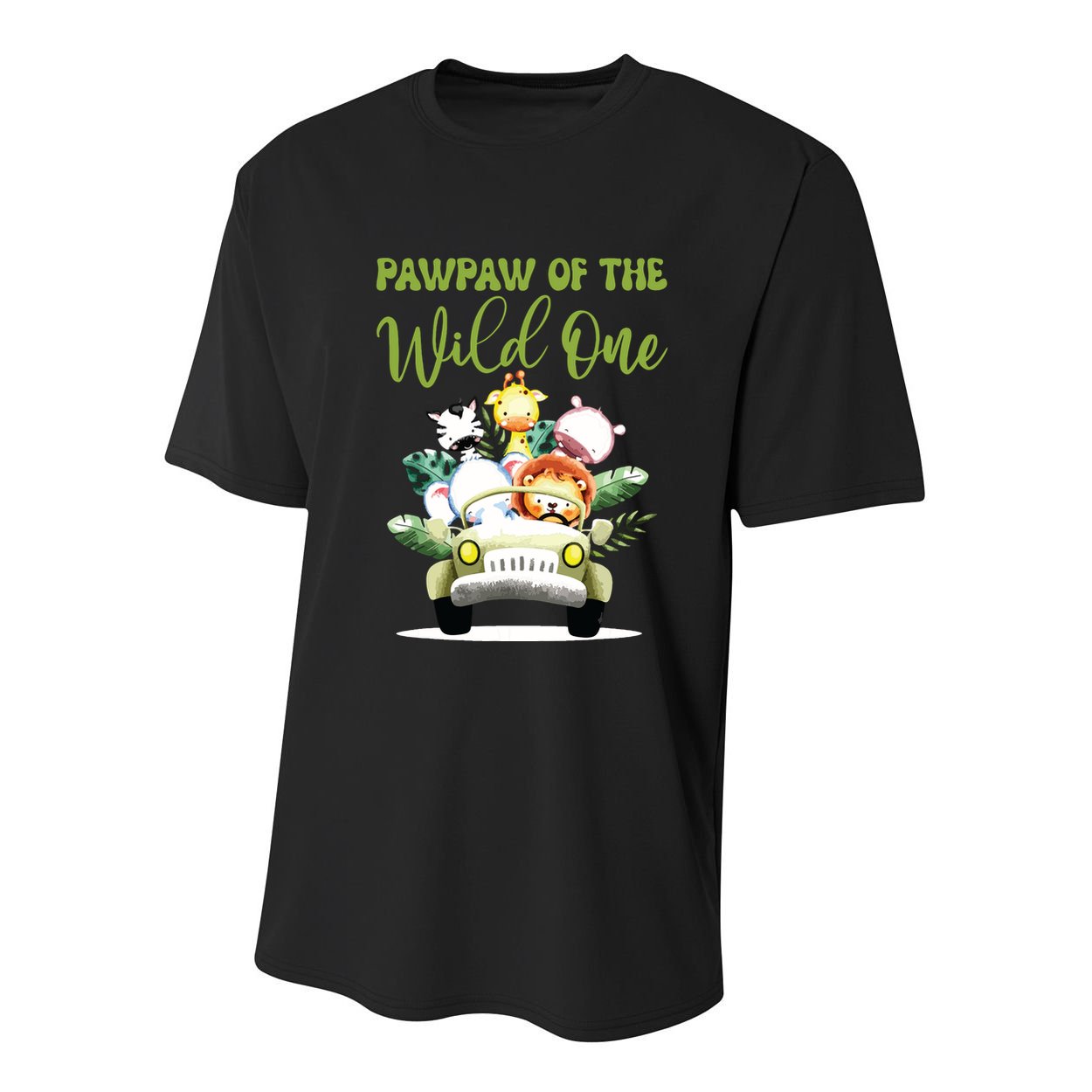 Pawpaw Of The Wild One 1st Birthday Safari Family Matching Youth Performance Sprint T-Shirt