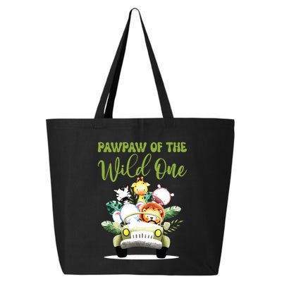 Pawpaw Of The Wild One 1st Birthday Safari Family Matching 25L Jumbo Tote