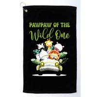 Pawpaw Of The Wild One 1st Birthday Safari Family Matching Golf Towel
