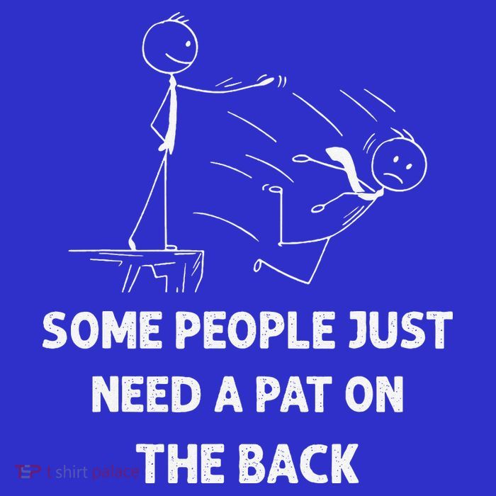 Pat On The Back Some People Just Need APat On The Back Funny Zip Tote Bag