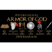 Put On The Full Armor Of God Shield Ephesians 611 Christian Bumper Sticker