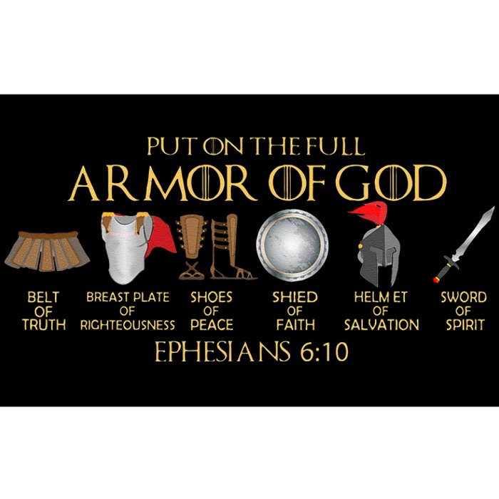 Put On The Full Armor Of God Shield Ephesians 611 Christian Bumper Sticker