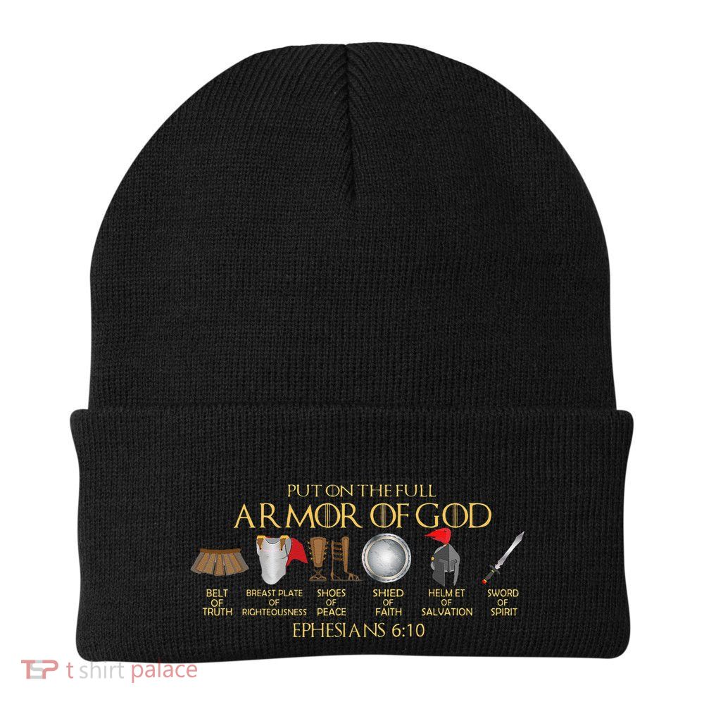 Put On The Full Armor Of God Shield Ephesians 611 Christian Beanie