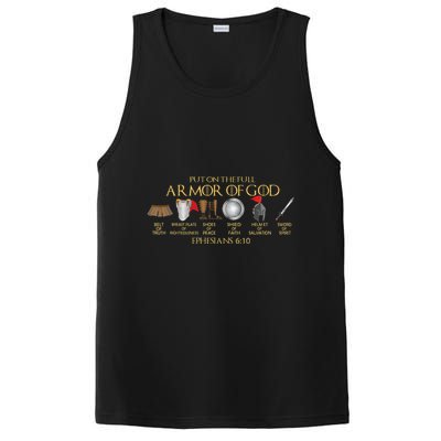 Put On The Full Armor Of God Shield Ephesians 611 Christian PosiCharge Competitor Tank