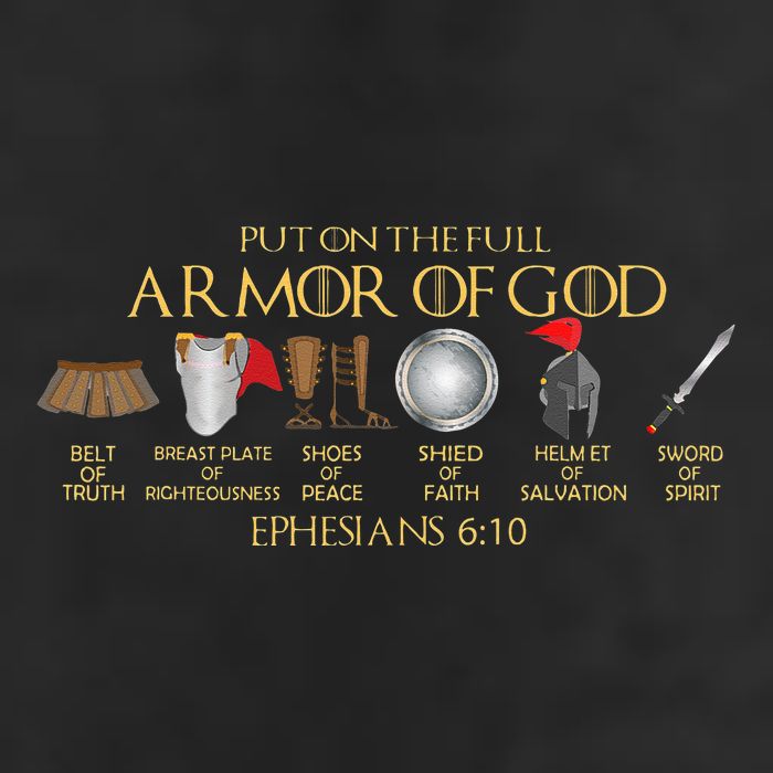 Put On The Full Armor Of God Shield Ephesians 611 Christian Trucker Hat