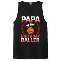 Papa Of The Birthday Boy Basketball Bday Celebration PosiCharge Competitor Tank