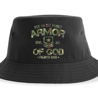 Put On The Spiritual Armor Of God Ephesians Sustainable Bucket Hat