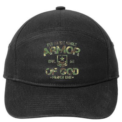 Put On The Spiritual Armor Of God Ephesians 7-Panel Snapback Hat