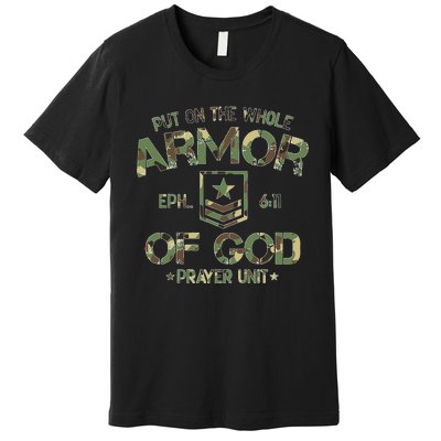 Put On The Spiritual Armor Of God Ephesians Premium T-Shirt