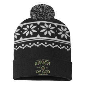 Put On The Spiritual Armor Of God Ephesians USA-Made Snowflake Beanie