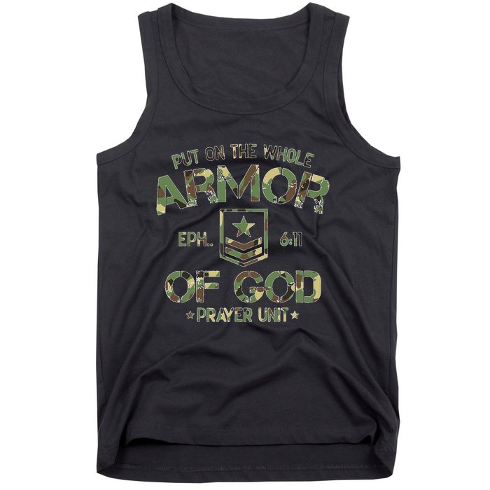 Put On The Spiritual Armor Of God Ephesians Tank Top