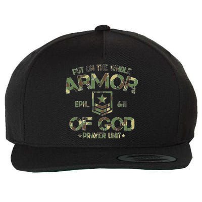 Put On The Spiritual Armor Of God Ephesians Wool Snapback Cap