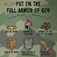 Put On The Full Armor Of God Legacy Tie Dye Trucker Hat