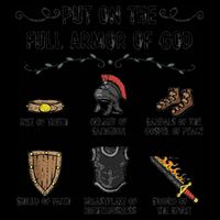Put On The Full Armor Of God Drawstring Bag