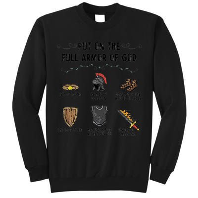 Put On The Full Armor Of God Tall Sweatshirt
