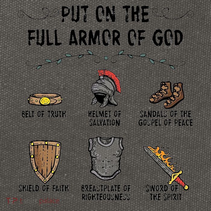 Put On The Full Armor Of God Cotton Canvas Backpack