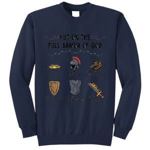 Put On The Full Armor Of God Tall Sweatshirt