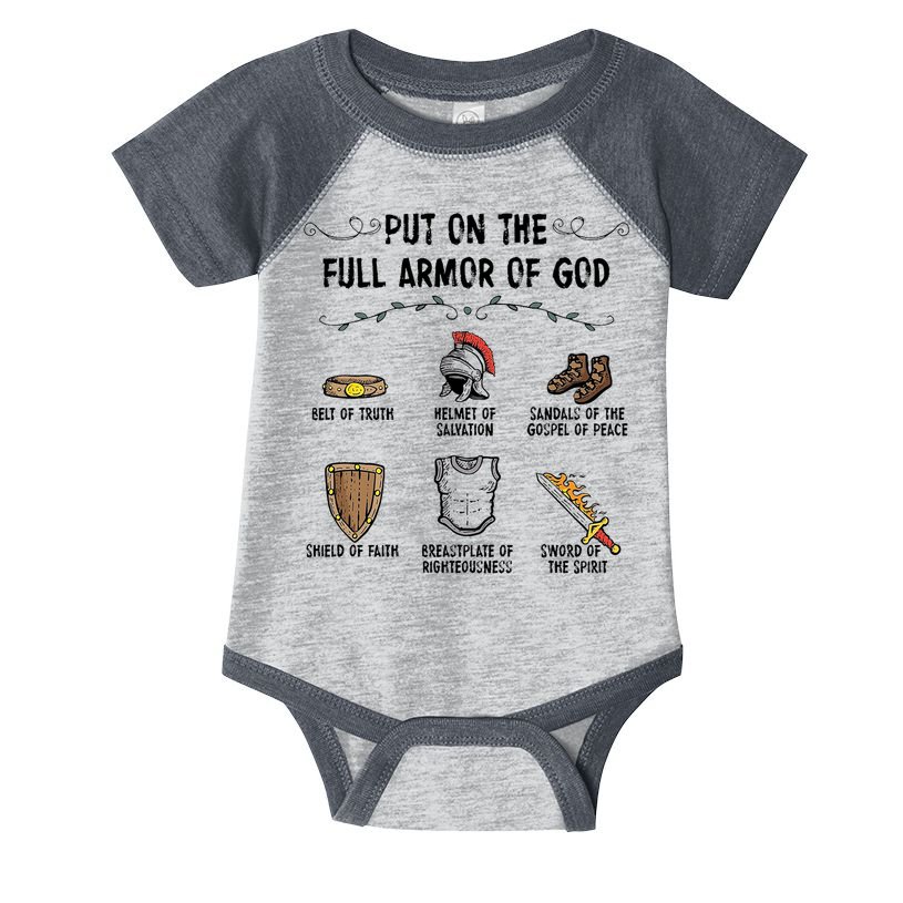 Put On The Full Armor Of God Infant Baby Jersey Bodysuit