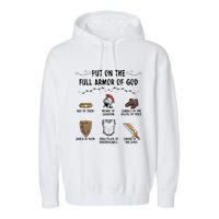 Put On The Full Armor Of God Garment-Dyed Fleece Hoodie