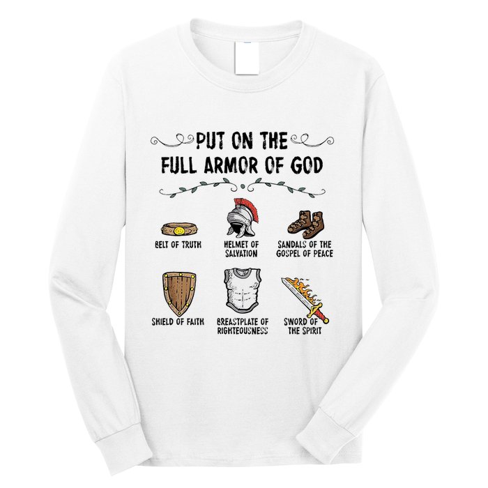 Put On The Full Armor Of God Long Sleeve Shirt