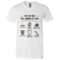 Put On The Full Armor Of God V-Neck T-Shirt