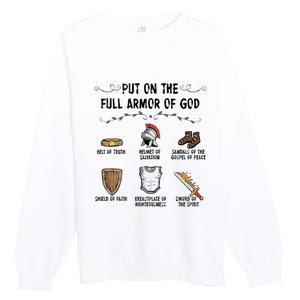 Put On The Full Armor Of God Premium Crewneck Sweatshirt