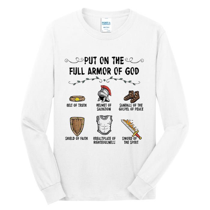 Put On The Full Armor Of God Tall Long Sleeve T-Shirt