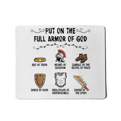 Put On The Full Armor Of God Mousepad