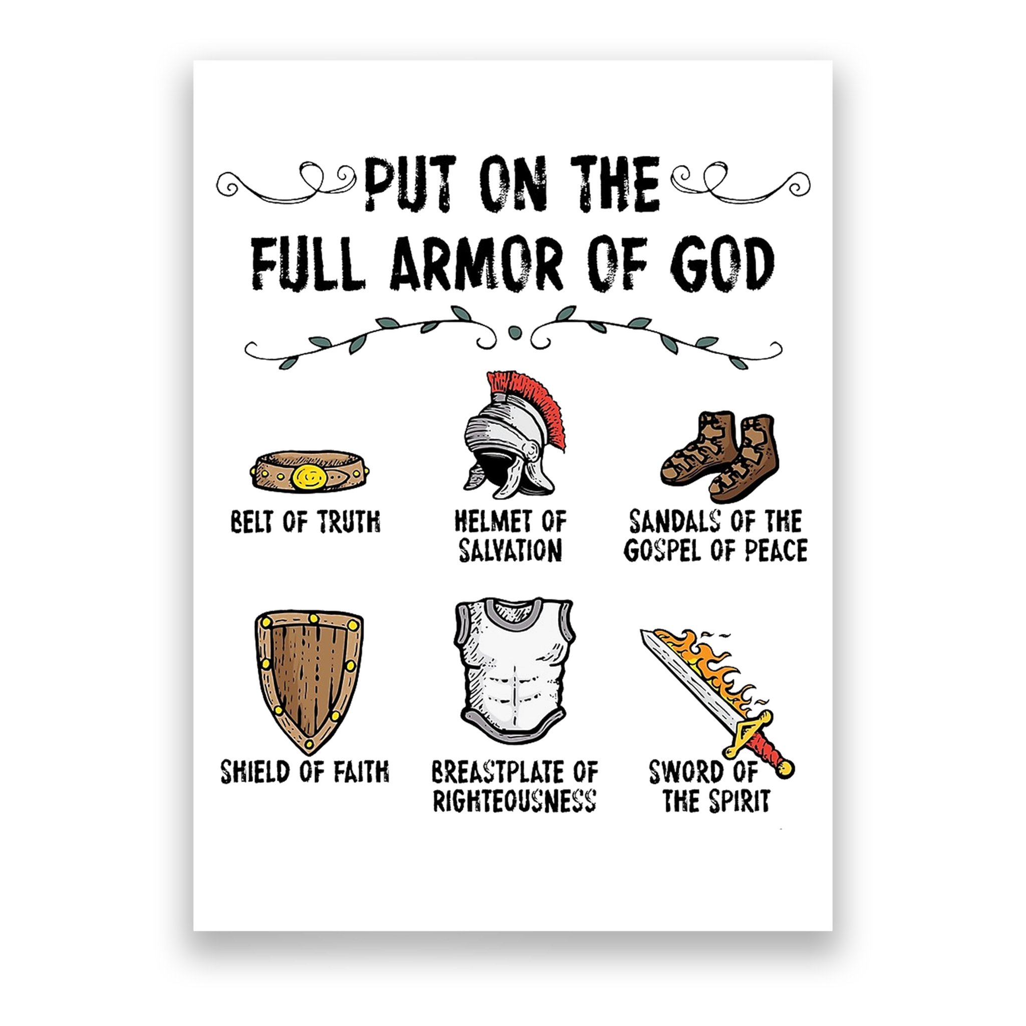 Put On The Full Armor Of God Poster