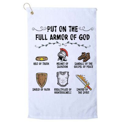 Put On The Full Armor Of God Golf Towel