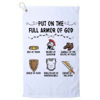 Put On The Full Armor Of God Golf Towel