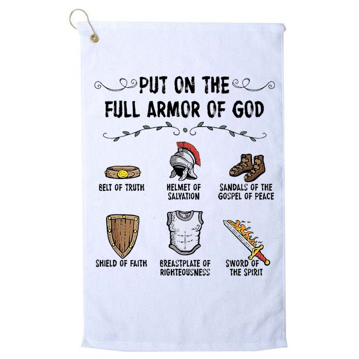 Put On The Full Armor Of God Golf Towel