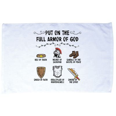 Put On The Full Armor Of God Microfiber Hand Towel