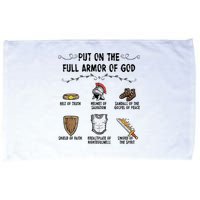 Put On The Full Armor Of God Microfiber Hand Towel