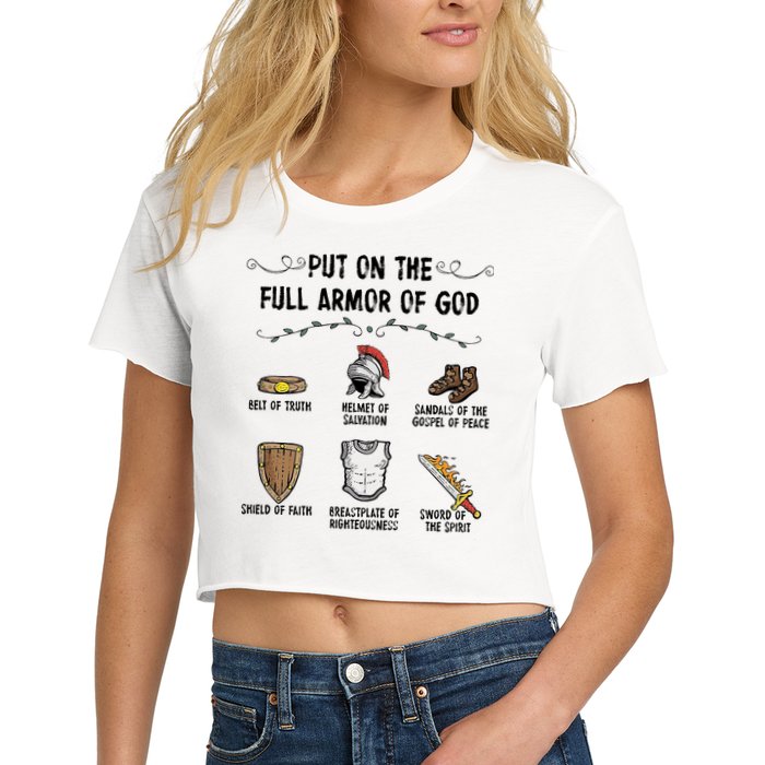 Put On The Full Armor Of God Crop Top