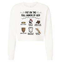 Put On The Full Armor Of God Cropped Pullover Crew
