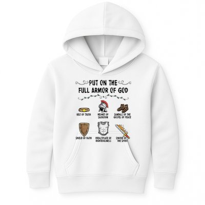 Put On The Full Armor Of God Kids Hoodie