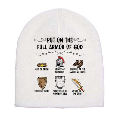 Put On The Full Armor Of God Short Acrylic Beanie
