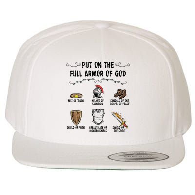 Put On The Full Armor Of God Wool Snapback Cap