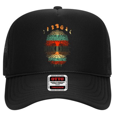 Phases Of The Moon Nature Retro Trucker Hat