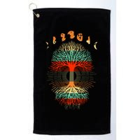 Phases Of The Moon Nature Retro Golf Towel