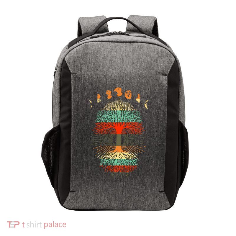 Phases Of The Moon Nature Retro Vector Backpack