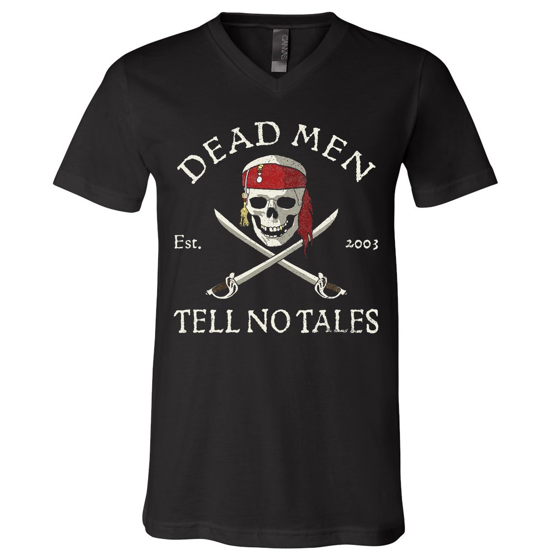 Dead Tell No Tales V-Neck T-Shirt