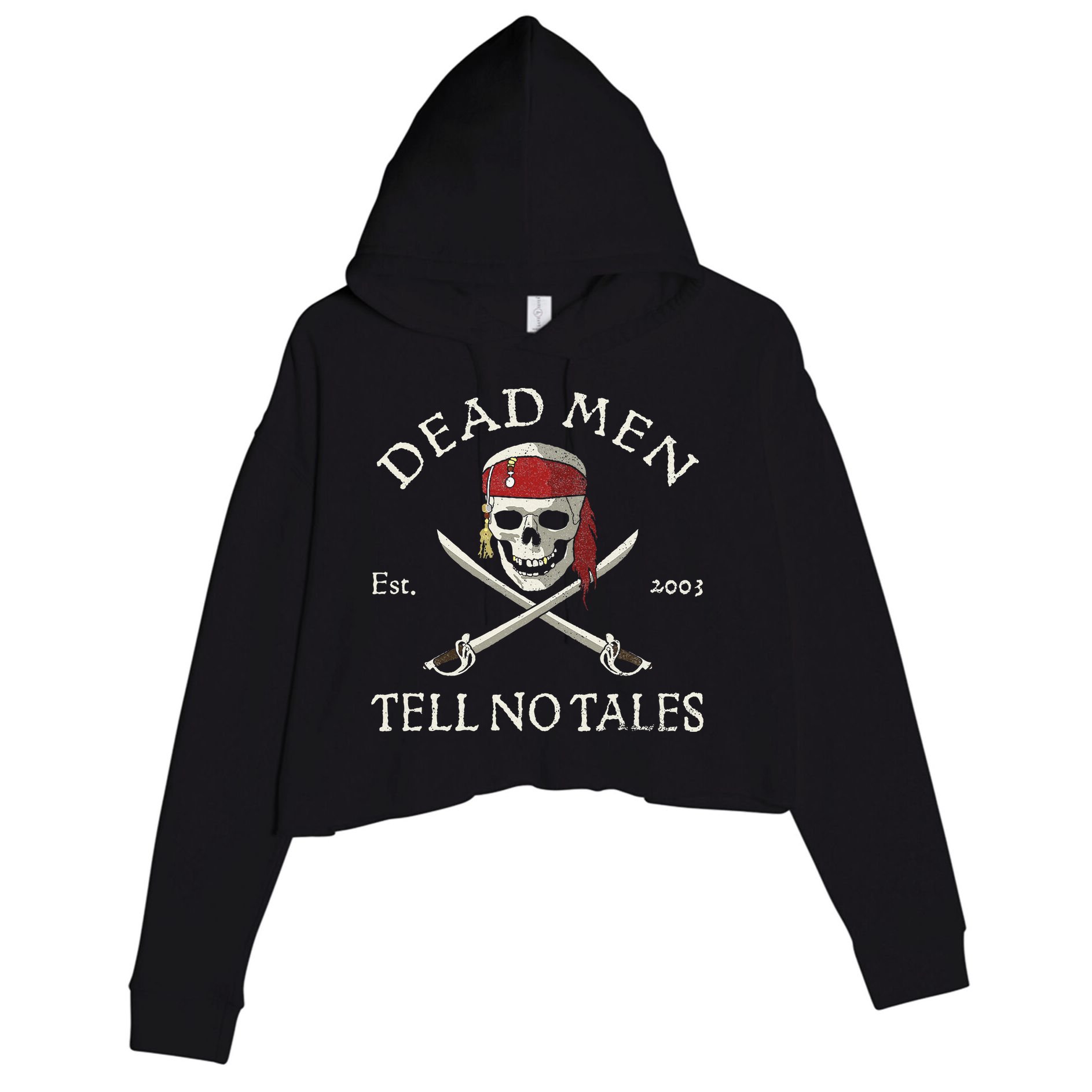 Dead Tell No Tales Crop Fleece Hoodie
