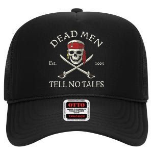 Pirates Of The Caribbean Dead Tell No Tales High Crown Mesh Back Trucker Hat