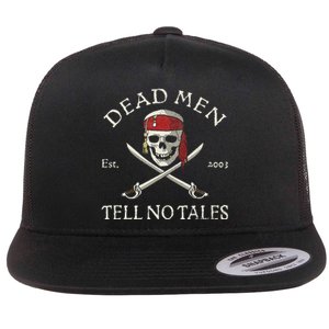 Pirates Of The Caribbean Dead Tell No Tales Flat Bill Trucker Hat