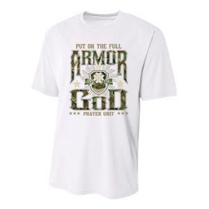 Put On The Full Armor Of God Christian Religious Bible Youth Performance Sprint T-Shirt